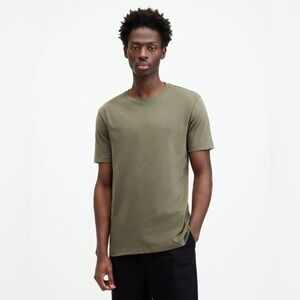 ALL SAINTS Men’s Tshirt Size Large Cooper SS Crewneck in Jungle Green